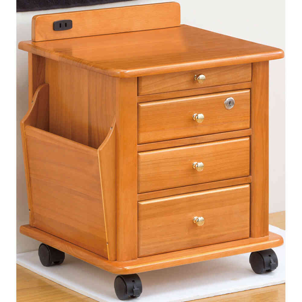 Living Wagon with Outlet - Light Brown