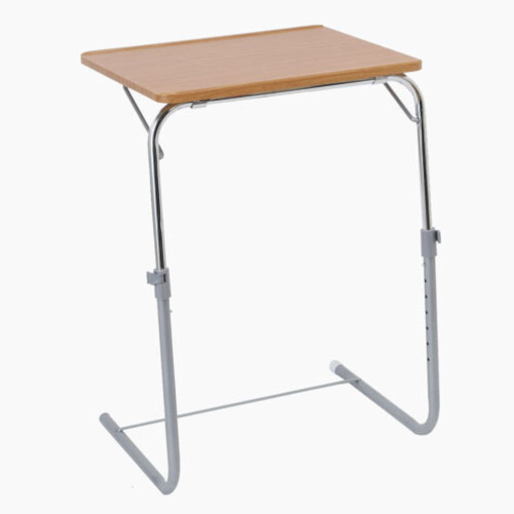 Adjustable Folding Table Natural