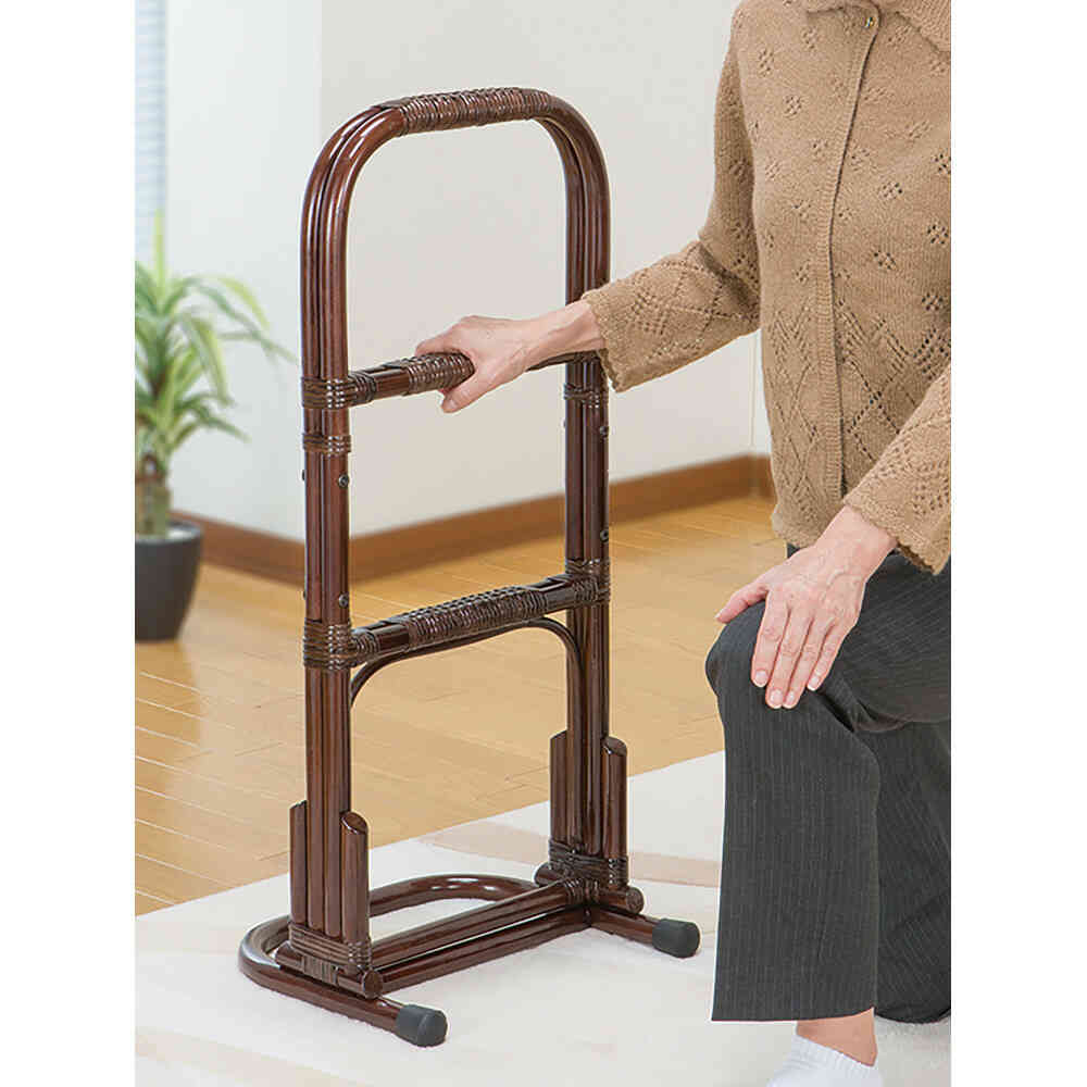 NEW Natural Rattan Standing Support Handle