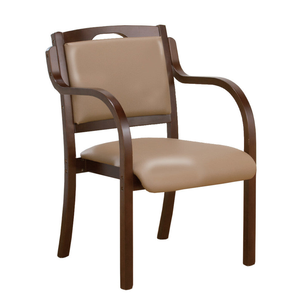 Standing Support Dining Chair Beige