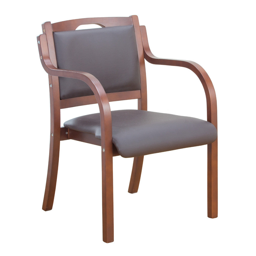 Standing Support Dining Chair D Brown