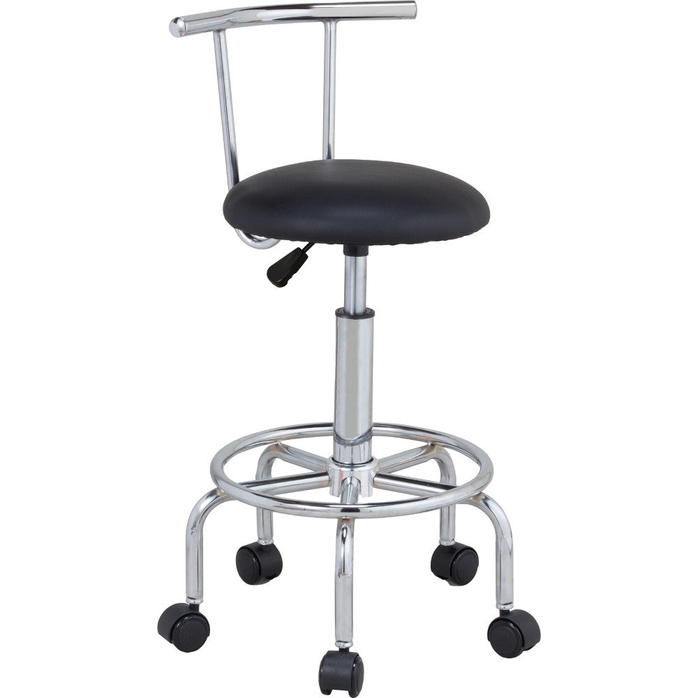 Easy Height Adjustable Rotating Chair - Black