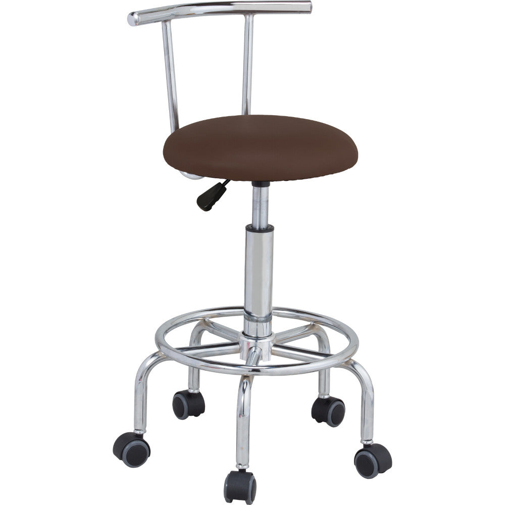 Easy Height Adjustable Rotating Chair - Brown