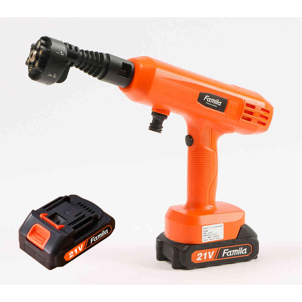 Handheld High-Pressure Washer DX 14-Piece Set + Spare Battery [04488]