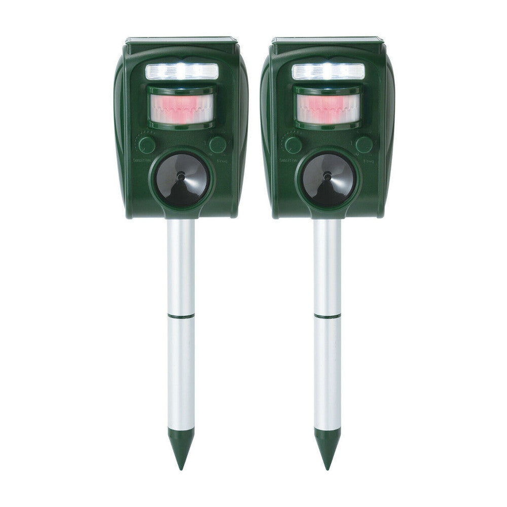 Solar-Powered Pest Repeller (Set of 2)