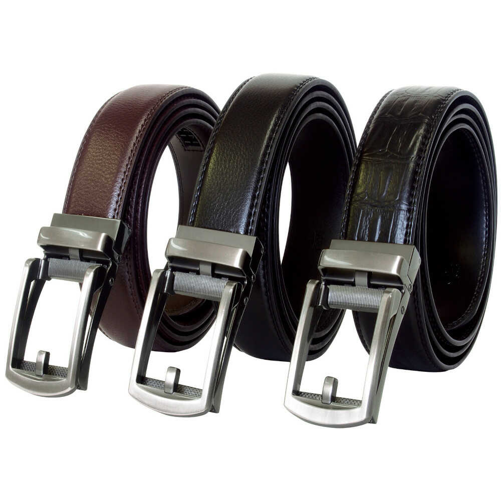 Leather Ratchet Belt 3-Pack [04554]