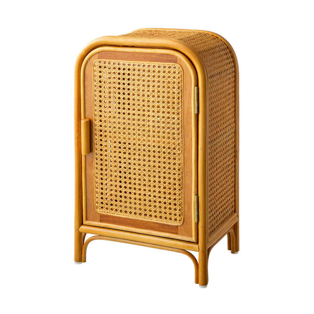 Natural Rattan Kabome Weave Cabinet