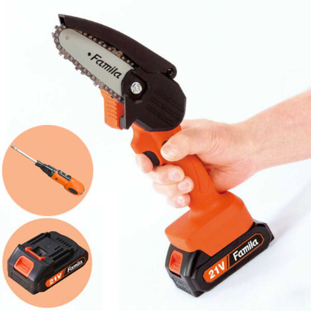 Handy Chainsaw + Spare Battery + Electric Screwdriver [04623]