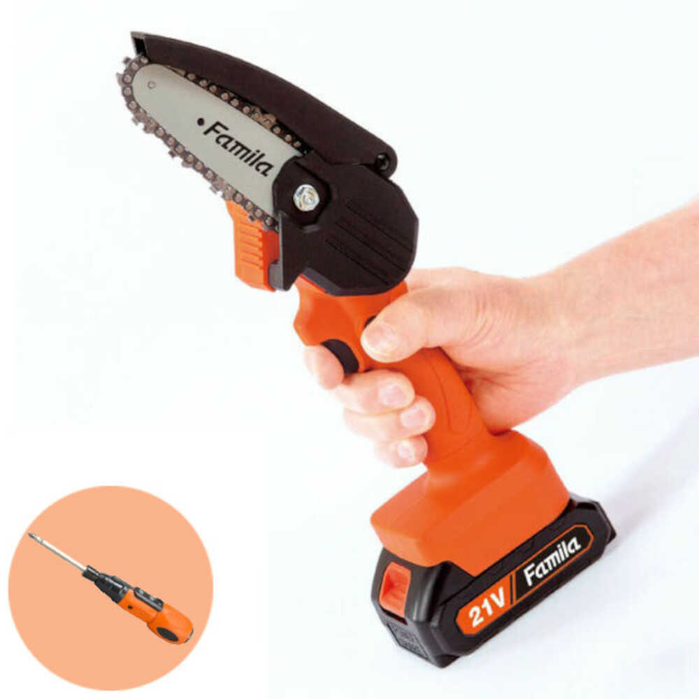 Handy Chainsaw + Rechargeable Mini Electric Screwdriver [04622]