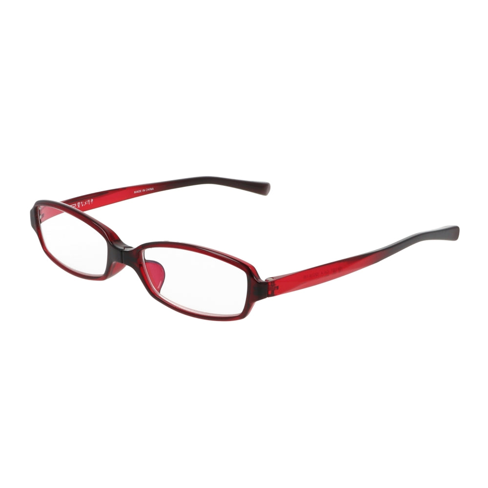 Reading Glasses Weird Glasses Square Red +1.0