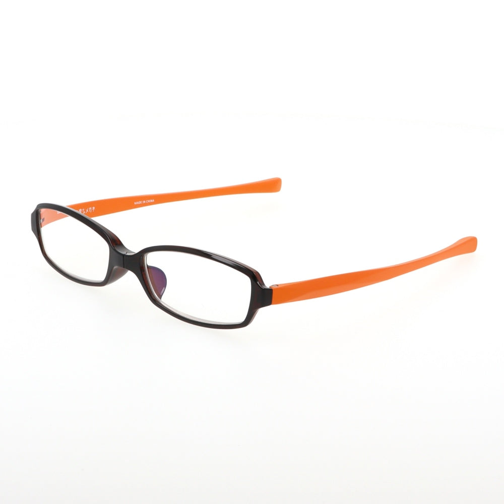 Reading Glasses Weird Glasses Square Orange +1.0