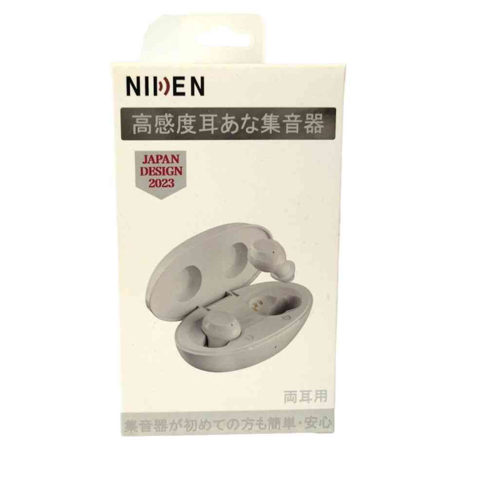 Nikken Ear Canal Hearing Aid NK-04 White