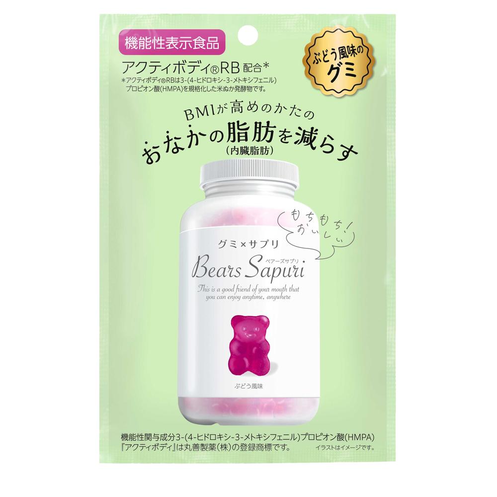 Functional Food M's Inc. Bears Supplement Grape Flavor 60g