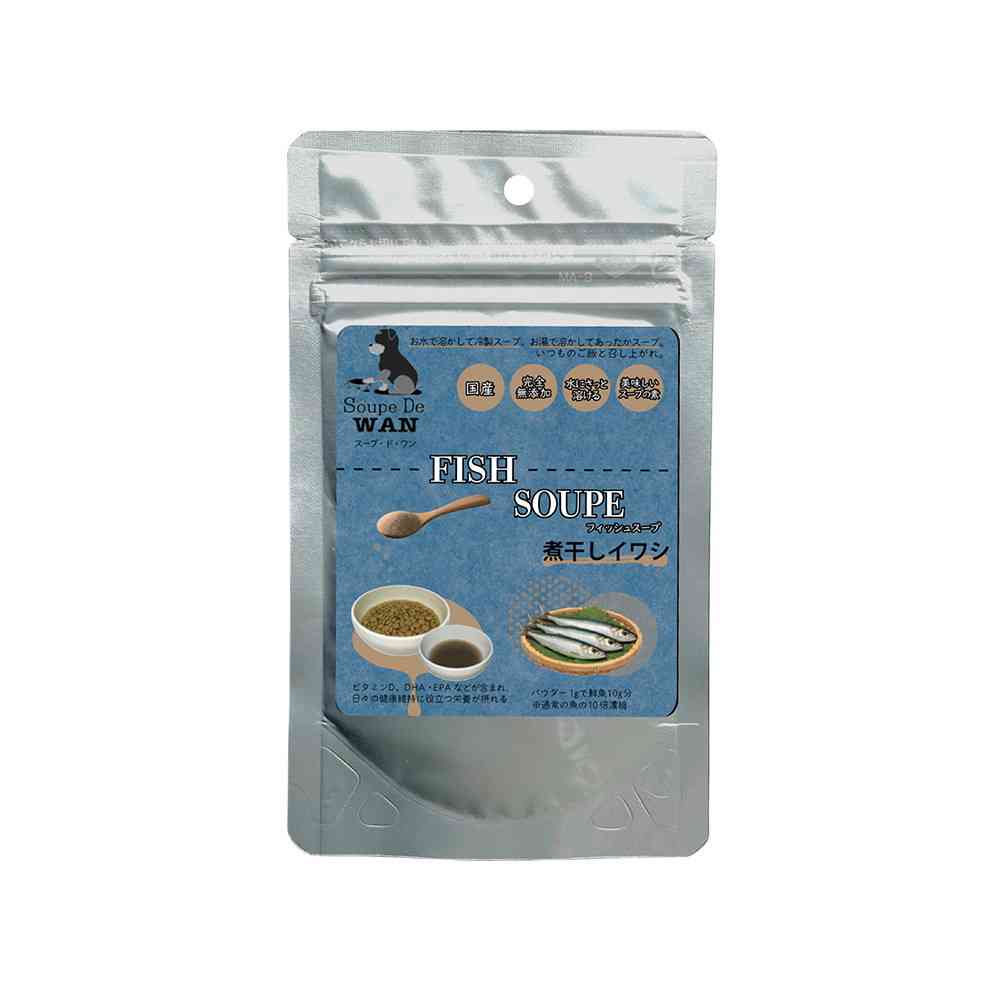 Effort Proceed Soup de Wan Dried Sardine Soup for Dogs 20g