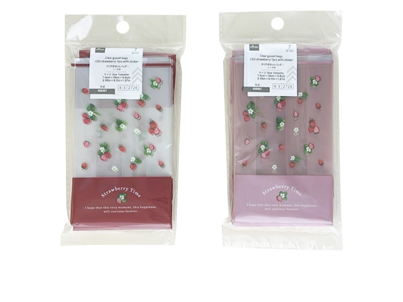 Clear Gazebo Bag (CGV Strawberry, 7 Pieces, with Seal)