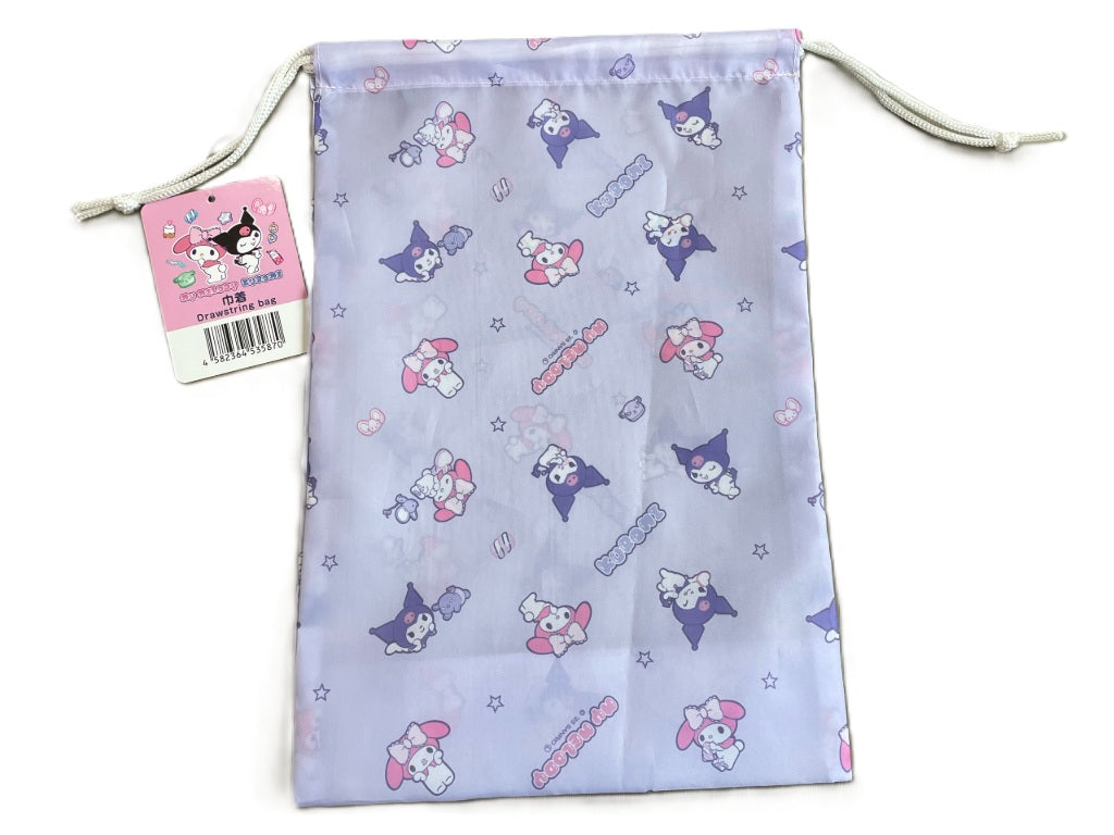 Drawstring Bag My Melody Kuromi Mashgumi