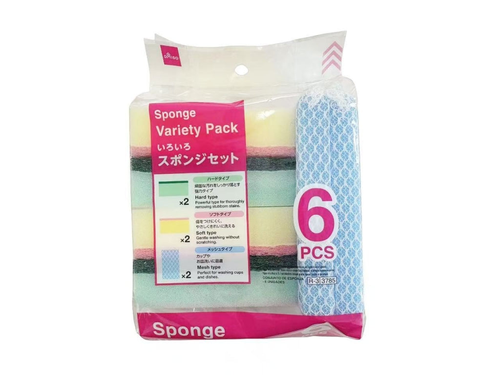 Various Sponge Set (6 Pieces)