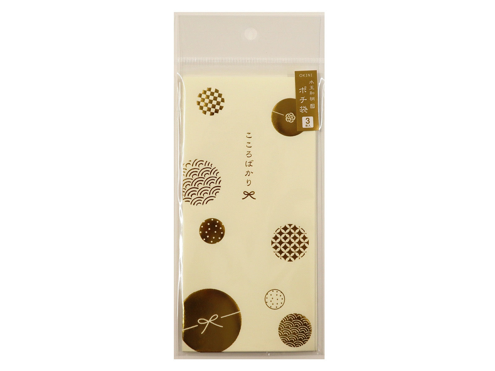 Pocket Money Envelope (Man-Type, 3P, Polka Dot Japanese Pattern)