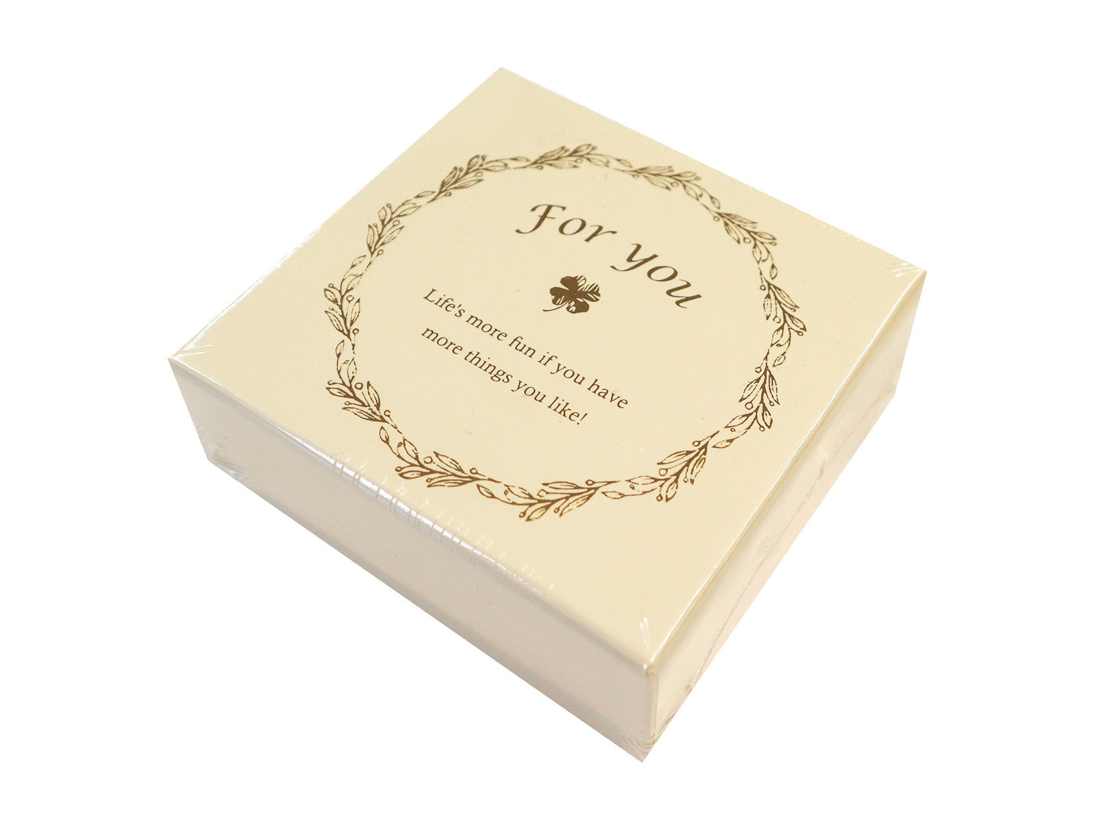 Truffle Box (4 Pieces, Off-White)