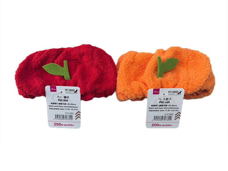 Pet Hat (Apple, Orange)