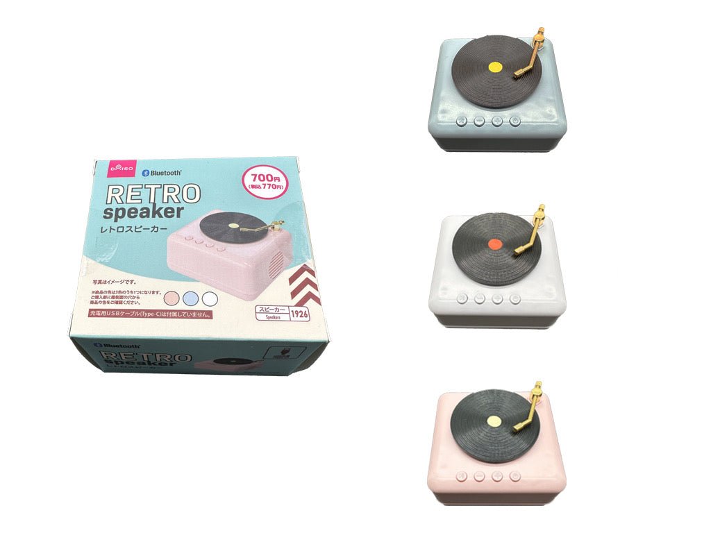 Retro Speaker (Record Player Type)