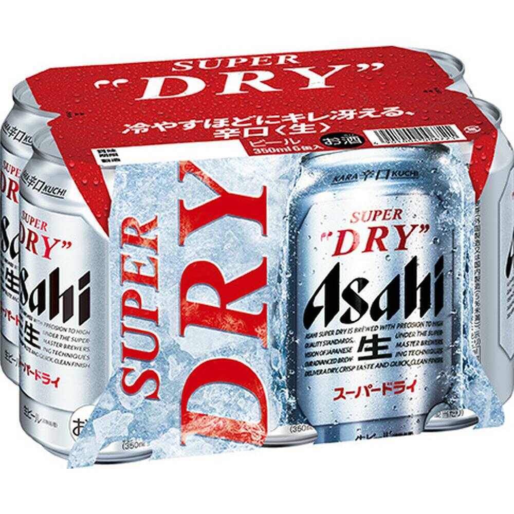 Super Dry 350ml x 6 Bottles