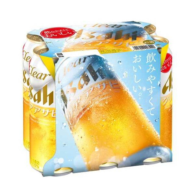 Asahi Clear Asahi 500ml x 6 Bottles