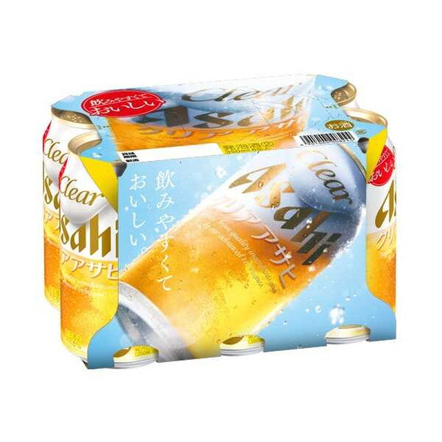 Asahi Clear Asahi 350ml x 6