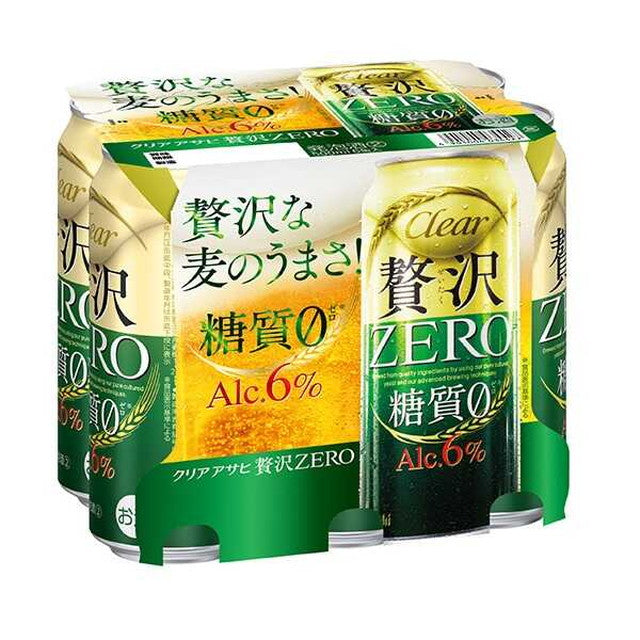 Asahi Clear Asahi Luxurious Zero 500ml x 6 Bottles