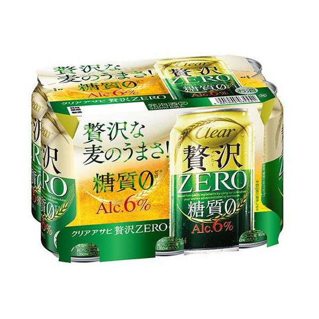 Asahi Clear Asahi - Luxurious Zero 350ml x 6