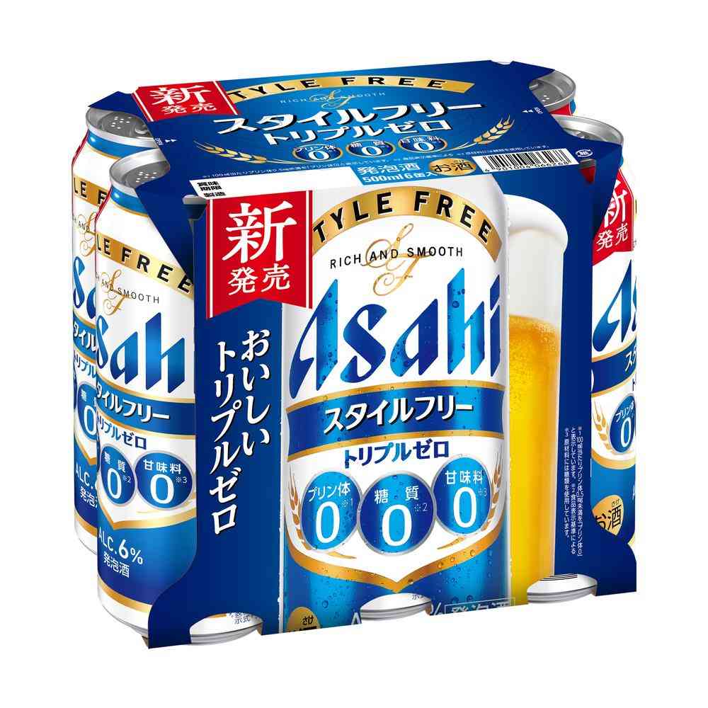 Asahi Style Free Triple Zero 500ml x 6