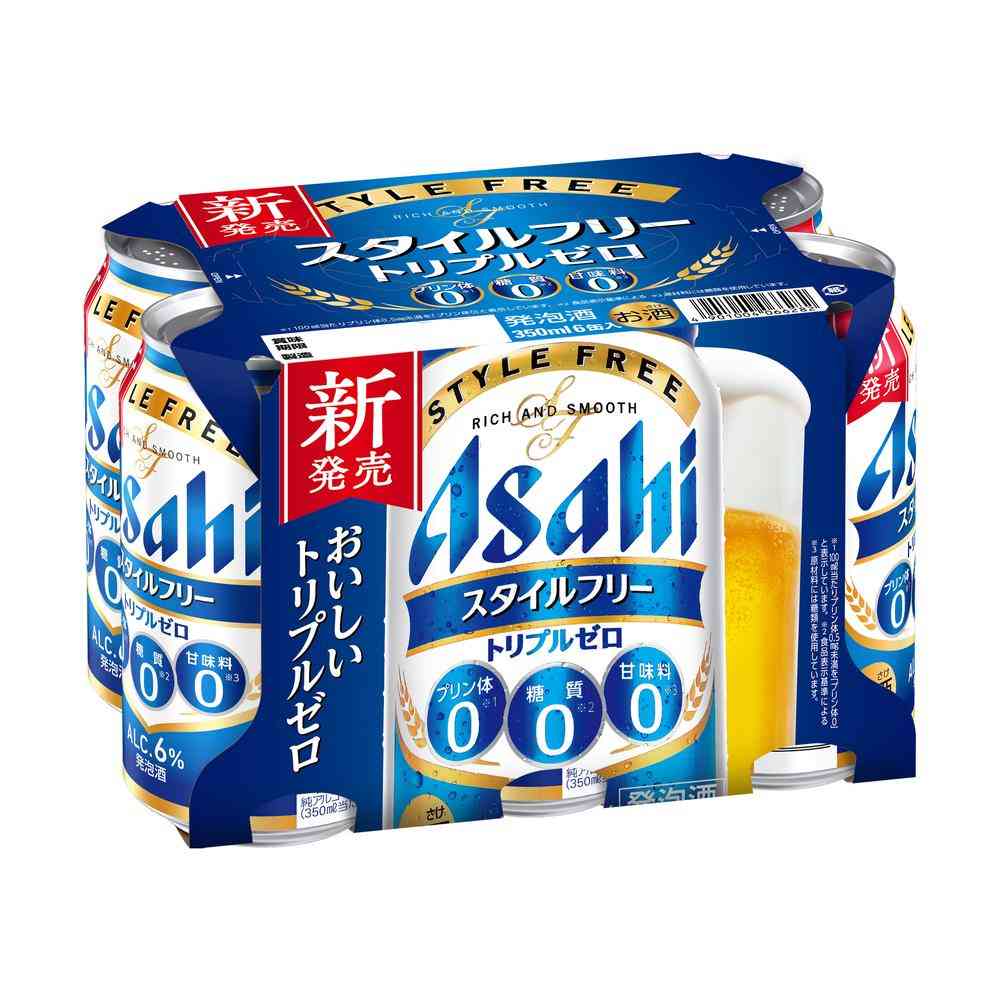 Asahi Style Free Triple Zero 350ml x 6