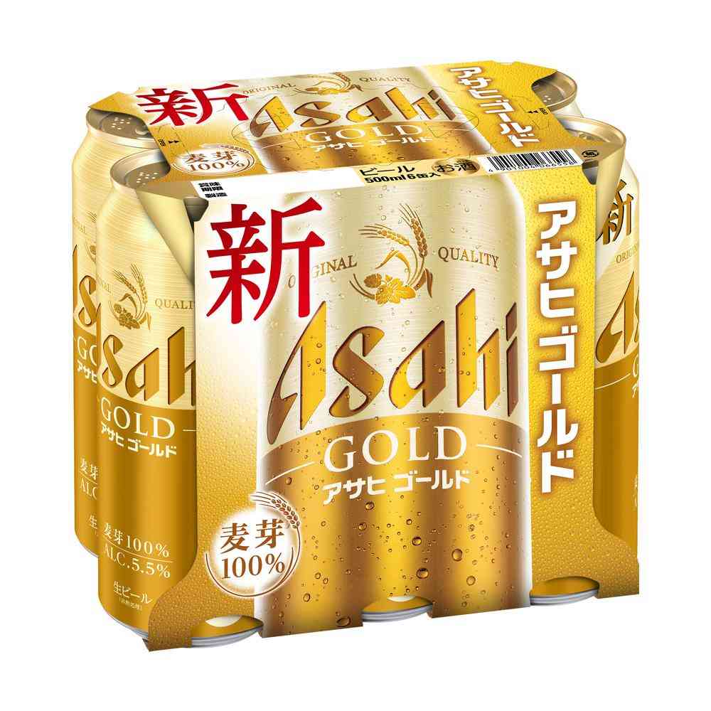 Asahi Gold 500ml x 6 Bottles