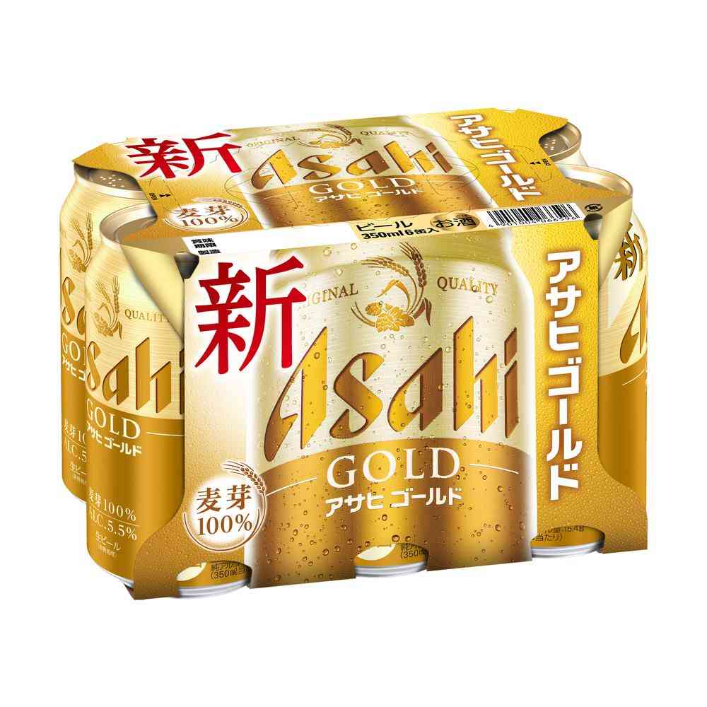 Asahi Gold 350ml x 6