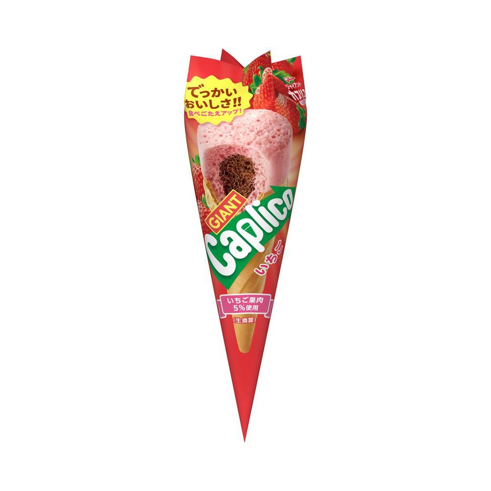 Glico Giant Caplico Strawberry 1 Piece