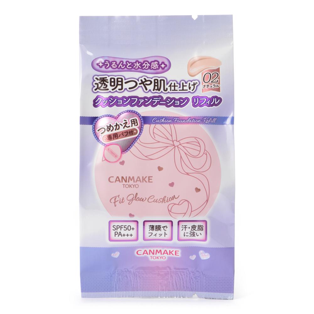 CANMAKE Fit Glow Cushion Refill 02 Natural 10g