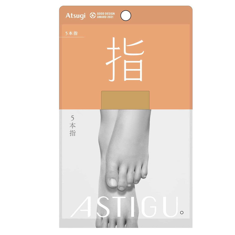 Astig Five-Toe Socks M-L Nude Beige