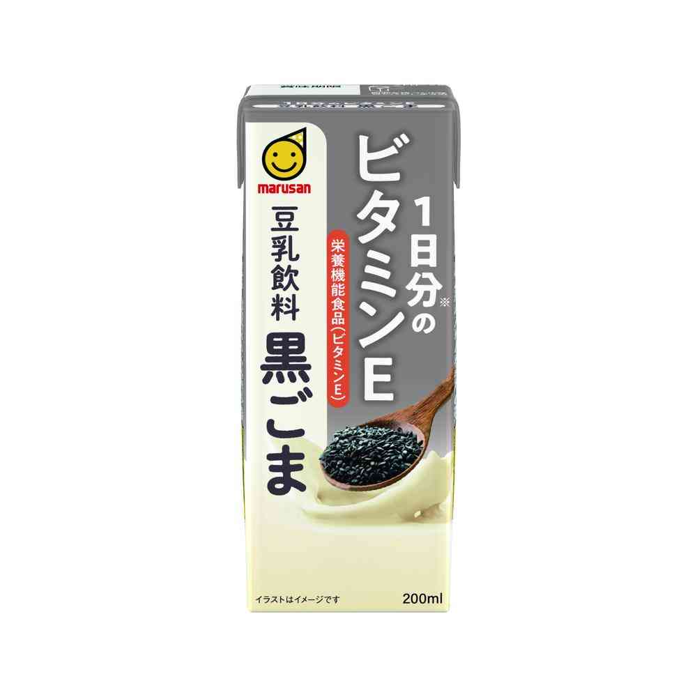 Marusan Daily Vitamin E Soy Milk Drink Black Sesame 200ml