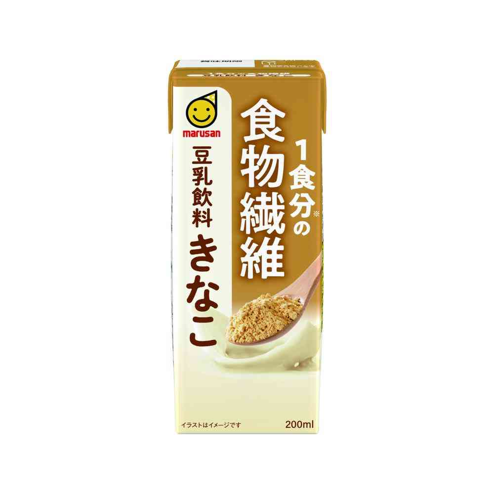 Marusan Dietary Fiber Soy Milk Drink Kinako 200ml