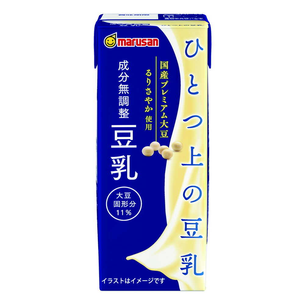 Marusan Premium Soy Milk Unadjusted 200mL