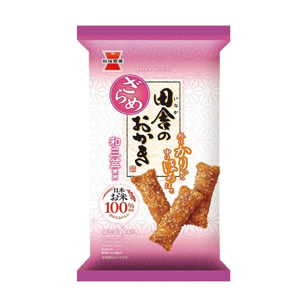 Iwatuka Seika Country Style Okaki Zarame Flavor 8 Sticks