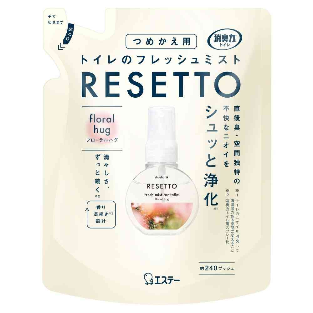 Estée Deodorizing Power Toilet Fresh Mist RESETTO Floral Hug Refill 50mL