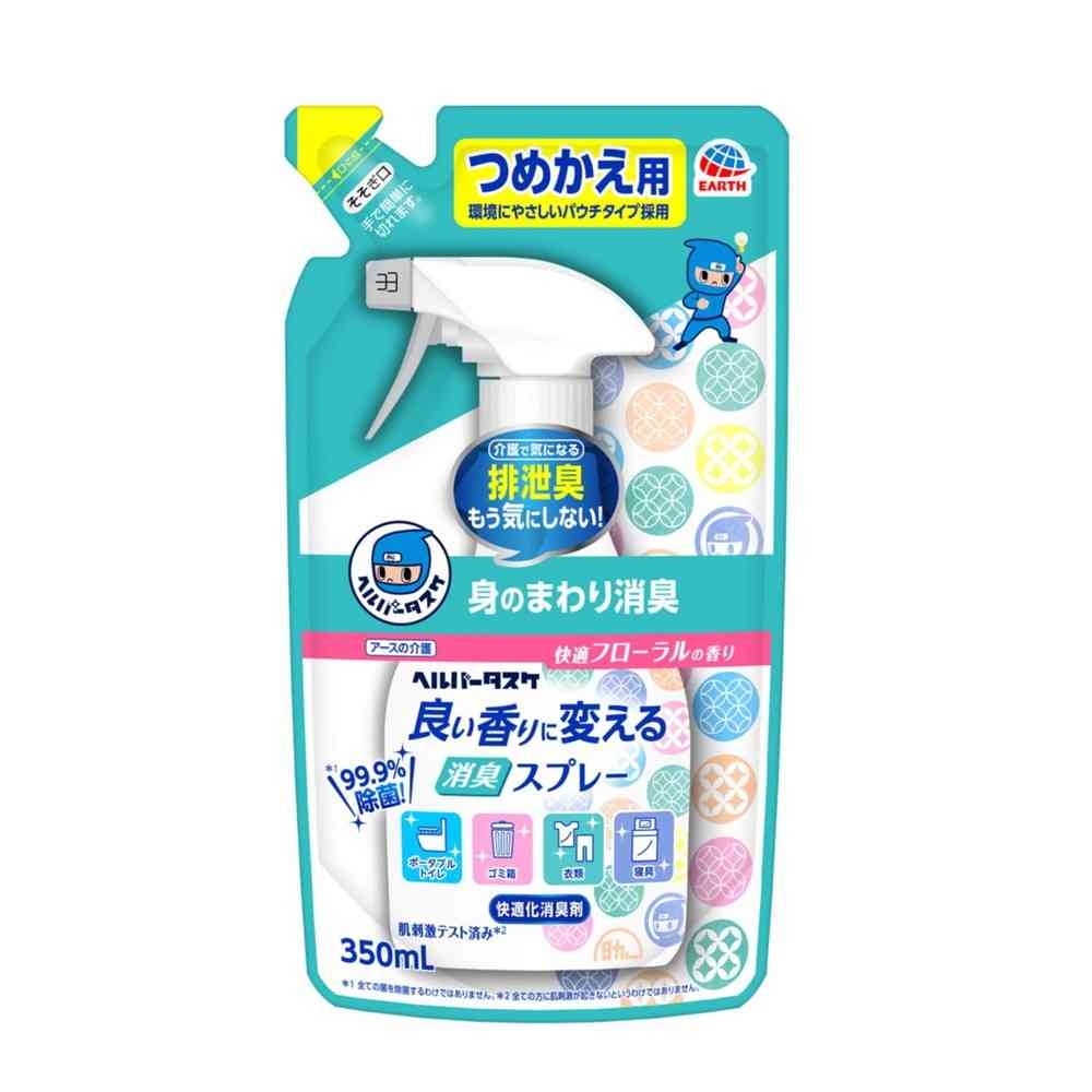 Earth Chemical Helper Task Deodorizing Spray Refill 350ml