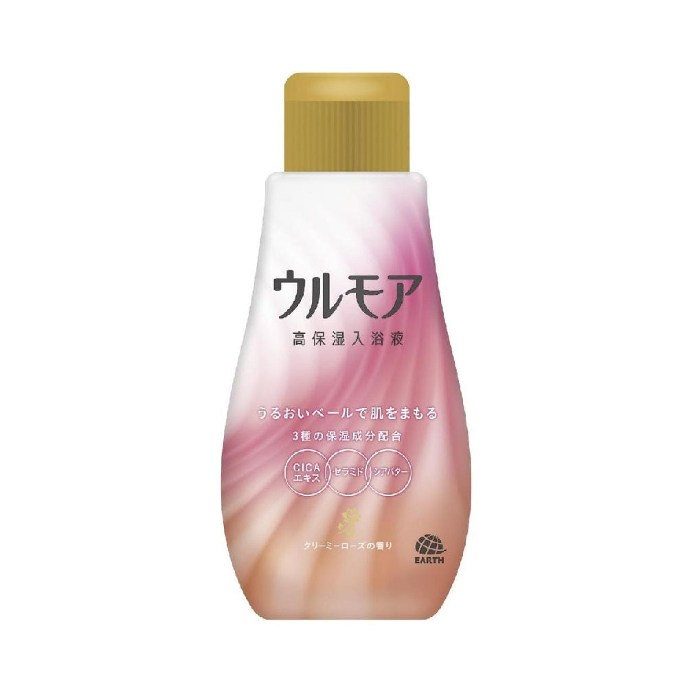 Earth Chemical Ulmoa High Moisture Bath Liquid Creamy Rose 600ml