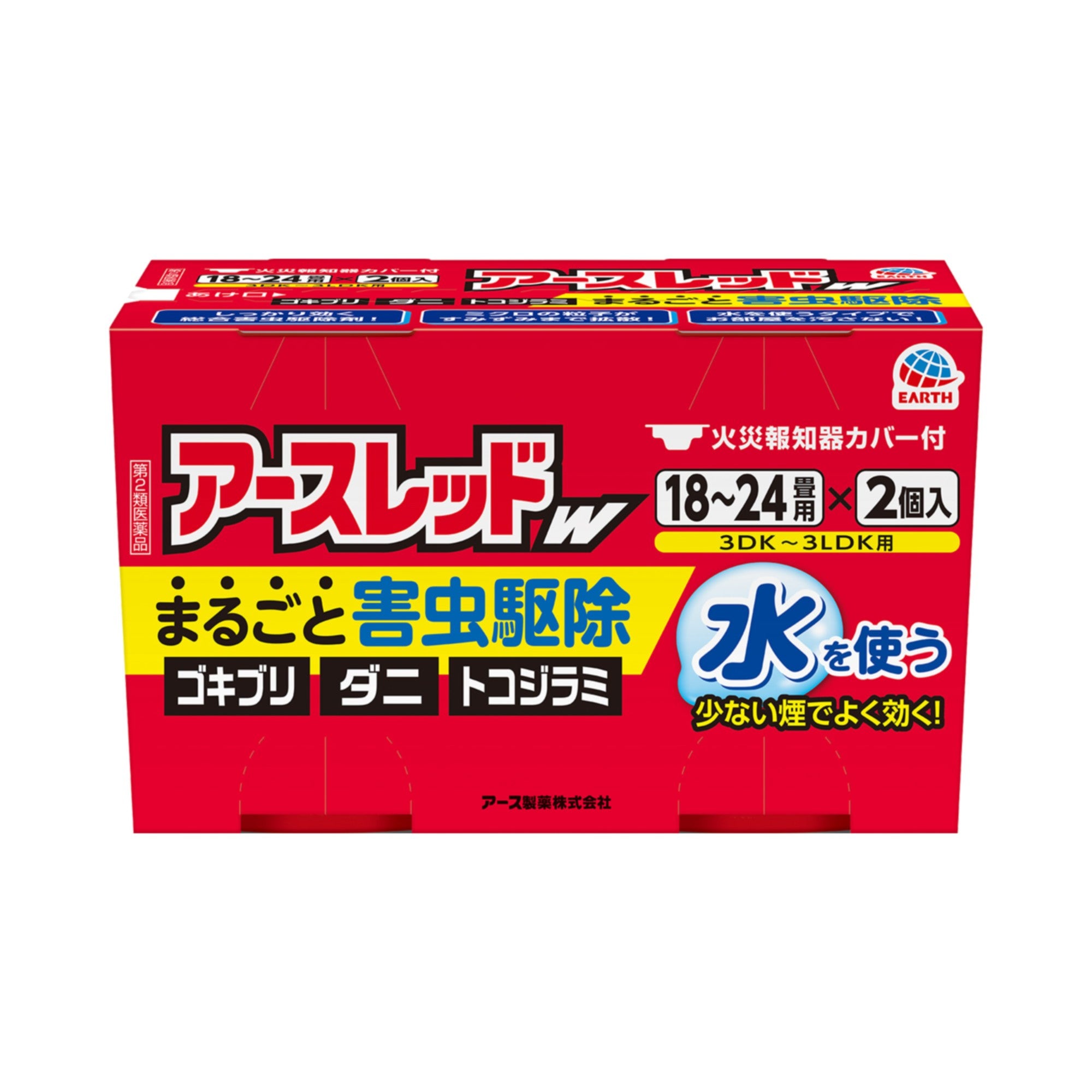 Earth Chemical Earth Red W 30g x 2 Packs for 18-24 Tatami Mats