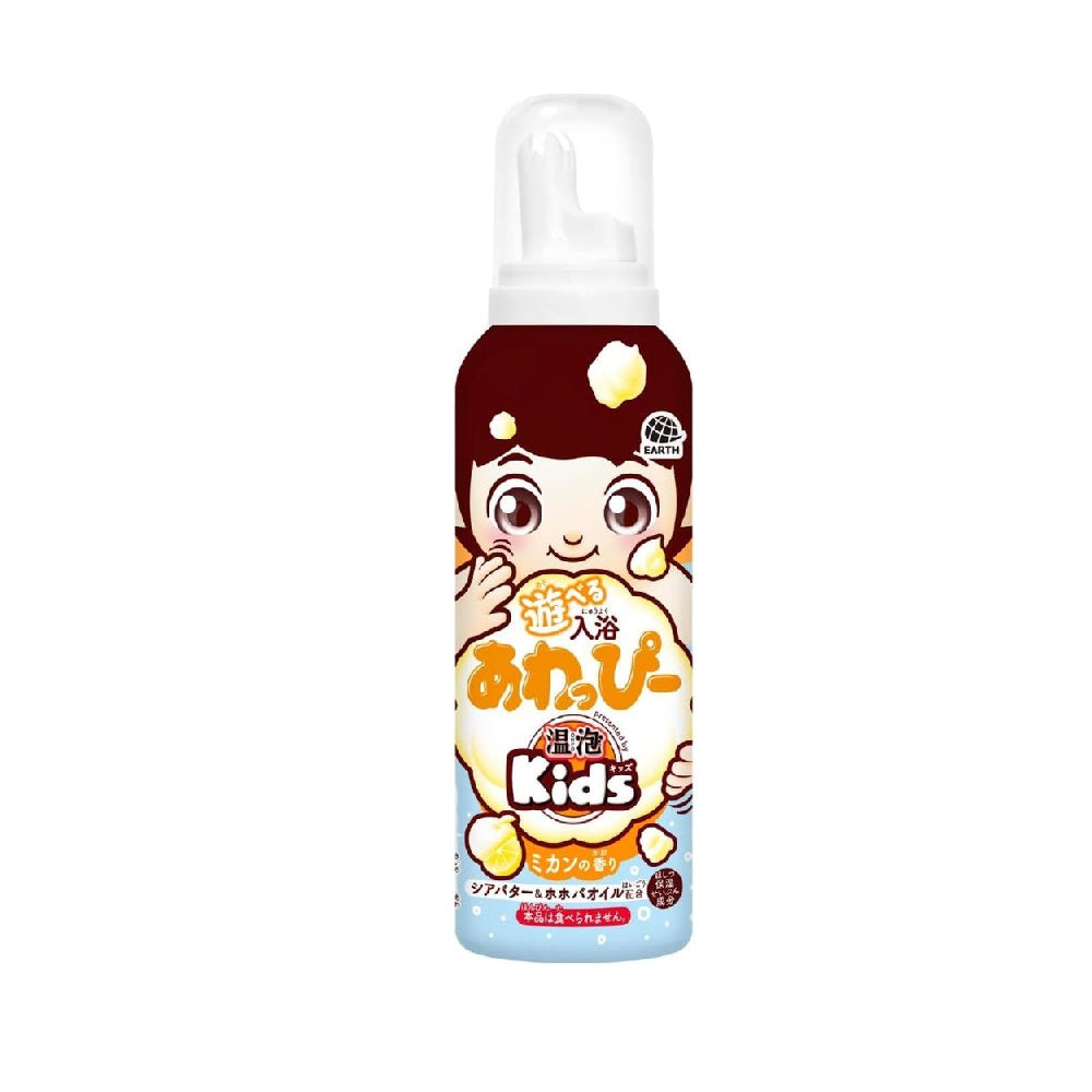 Earth Chemical Playful Bath Foam Awappy Mikan Scent 160ml