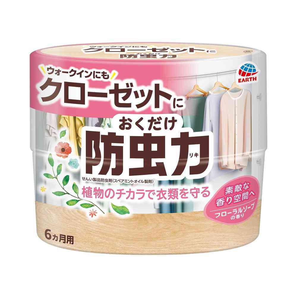 Earth Chemical Closet Bug Repellent Floral Soap Scent 1 Piece (300ml)