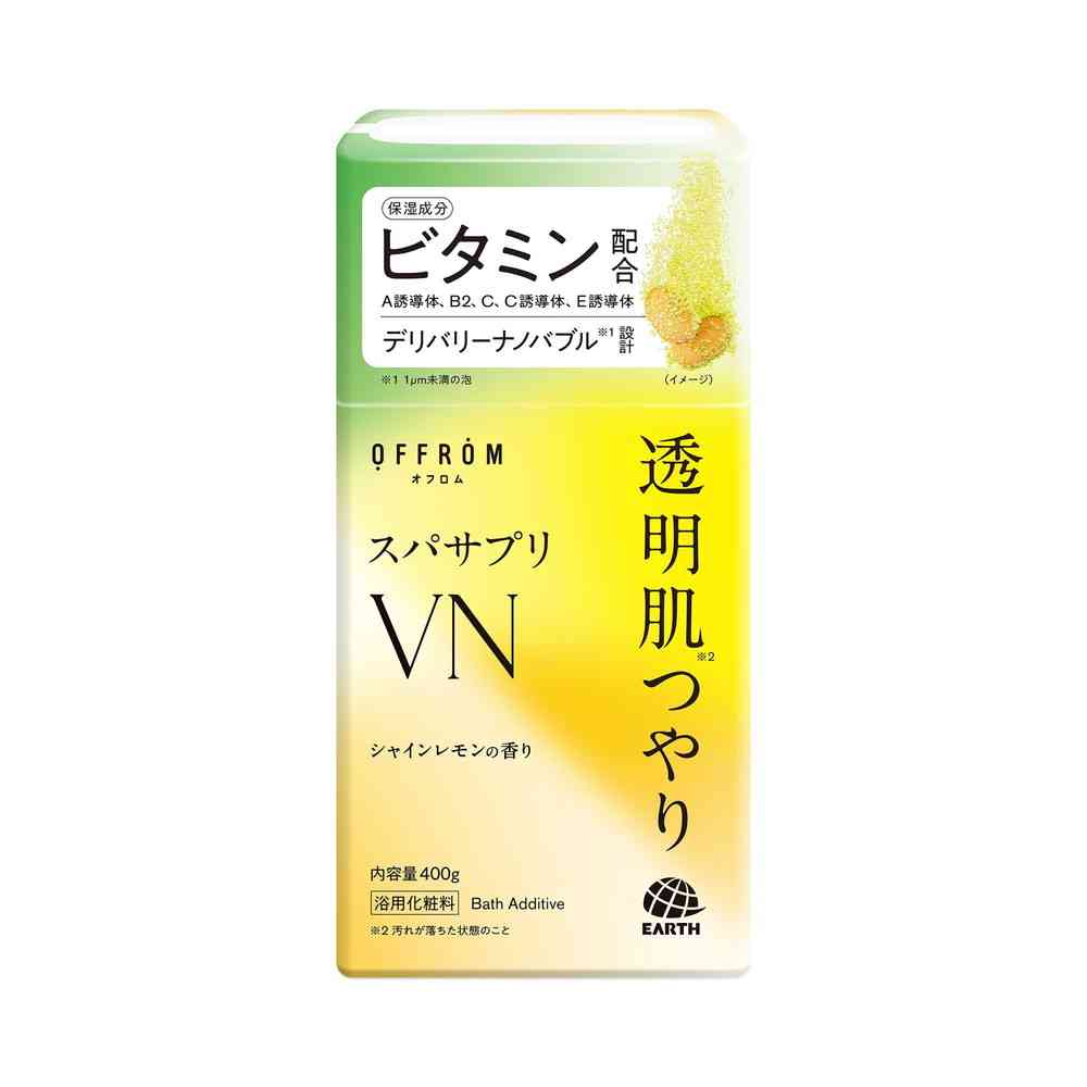 Earth Chemical OFFROM Spa Supplement VN Shine Lemon Scent 400g