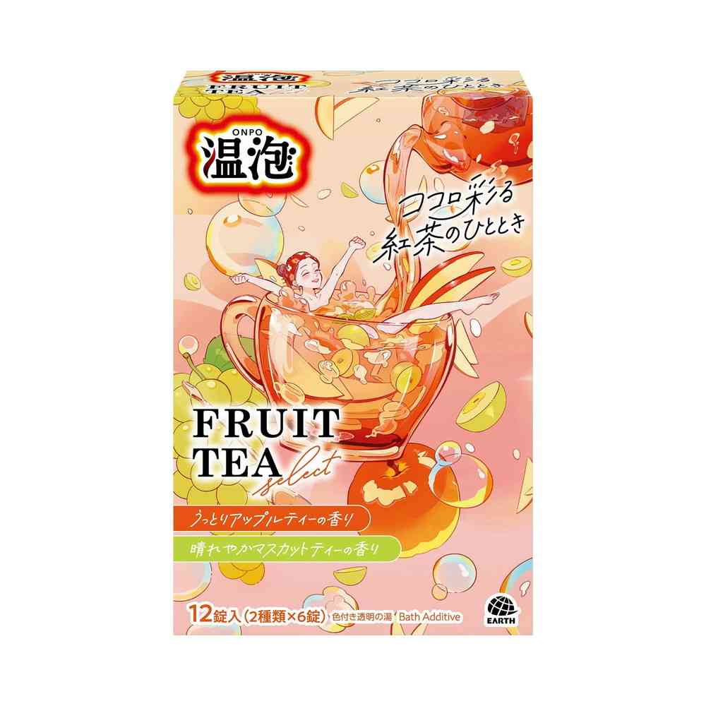 Earth Pharmaceutical Onpou Fruit Tea Select 12 Tablets