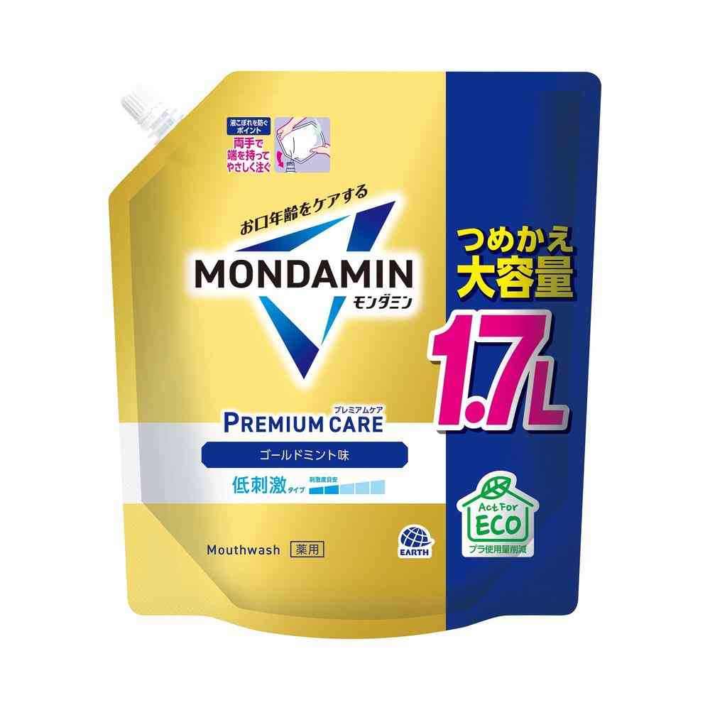 Earth Chemical Mondamin Premium Care Gold Mint Refill 1700ml